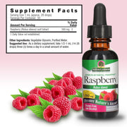 Nature's Answer Alcohol-Free Raspberry Extract 30ml supplement facts and directions