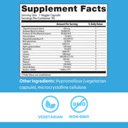 Doctor's Best Digestive Enzymes, bottle packaging, no flavour, 90 veggie capsules, supplement facts and ingredients