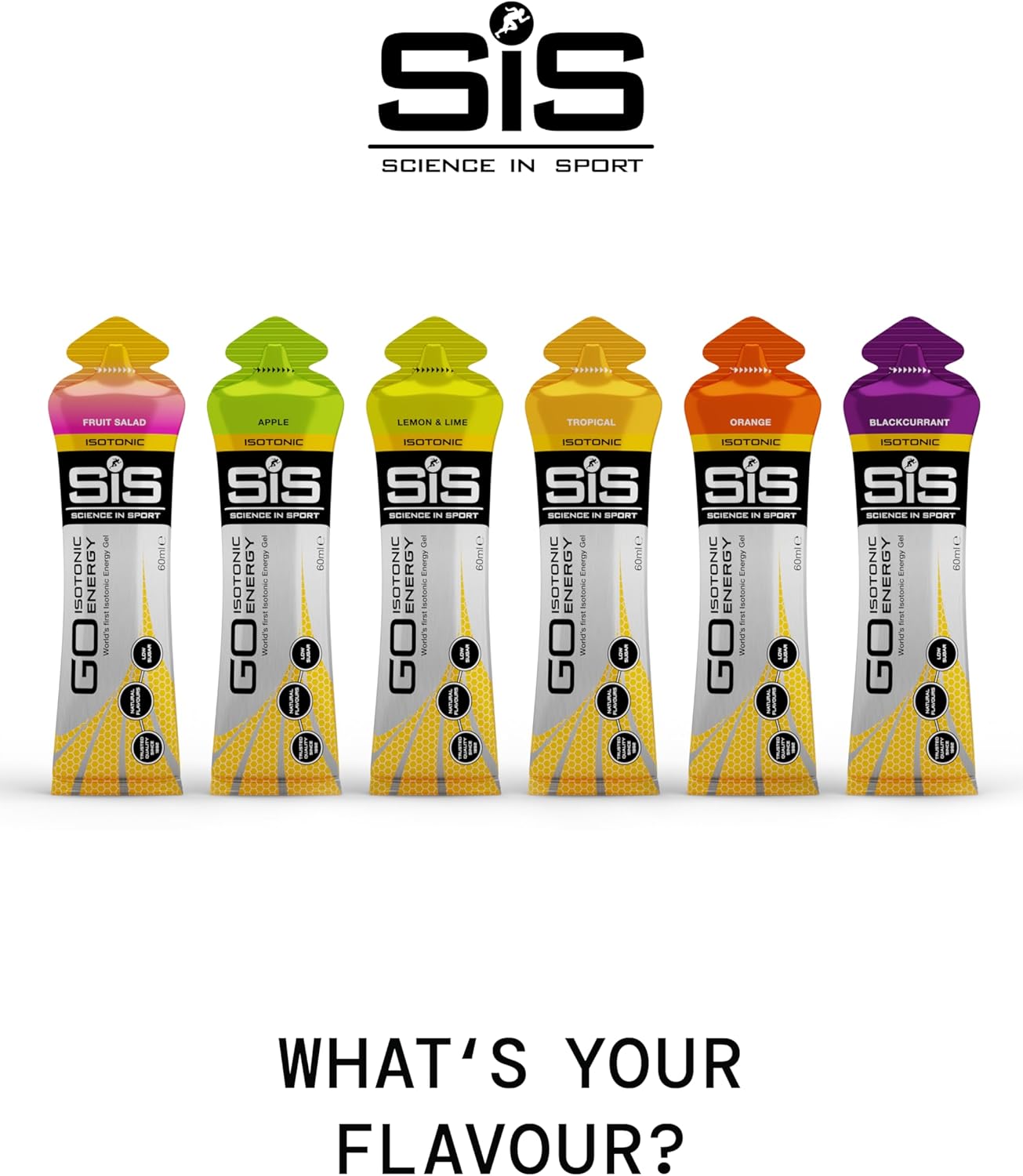 SIS Science in Sport GO Isotonic Energy Gel, Orange - 60ml other flavours.