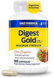 Enzymedica Digest Gold ATPro enzyme capsules 90 count bottle