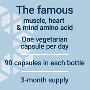 Supplement facts label for Life Extension Taurine showing 1000mg dosage per capsule.