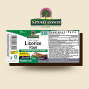 Nature’s Answer Licorice Root alcohol-free liquid extract 30ml barcode