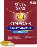Seven Seas Omega-3 & Multivitaminen voor Mannen - 30-Daags Dubbelpakket