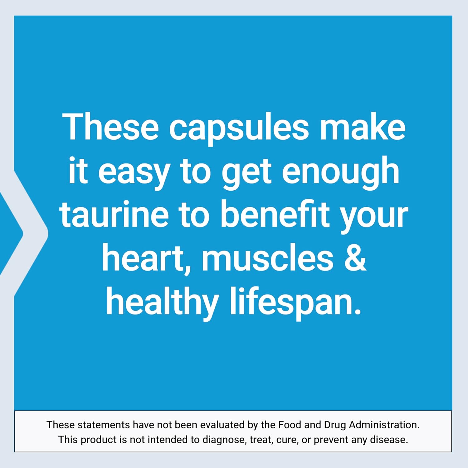 Life Extension Pure Taurine 1000mg - Amino Acid Supplement