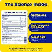 Enzymedica Fasting Today powder supplement facts ingredients 248g