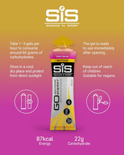 SIS Science in Sport GO Isotonic Energy Gel, Fruit Salad - 6 x 60ml