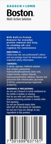Bausch + Lomb Boston Simplus Multi-Action Solution – 120 ml
