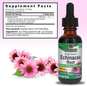 Nature's Answer Alcohol-Free Echinacea Extract 30ml supplement facts and directions