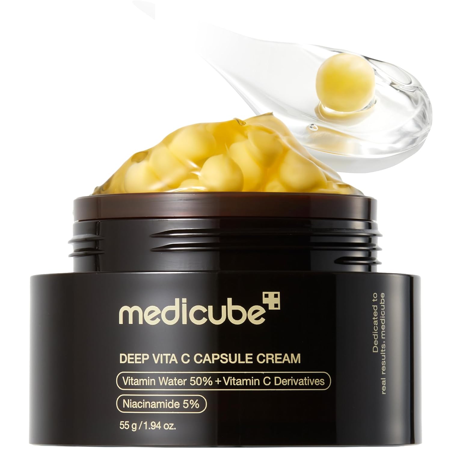 Medicube Deep Vita C Capsule Cream jar packaging vitamin C face cream 55g front product image
