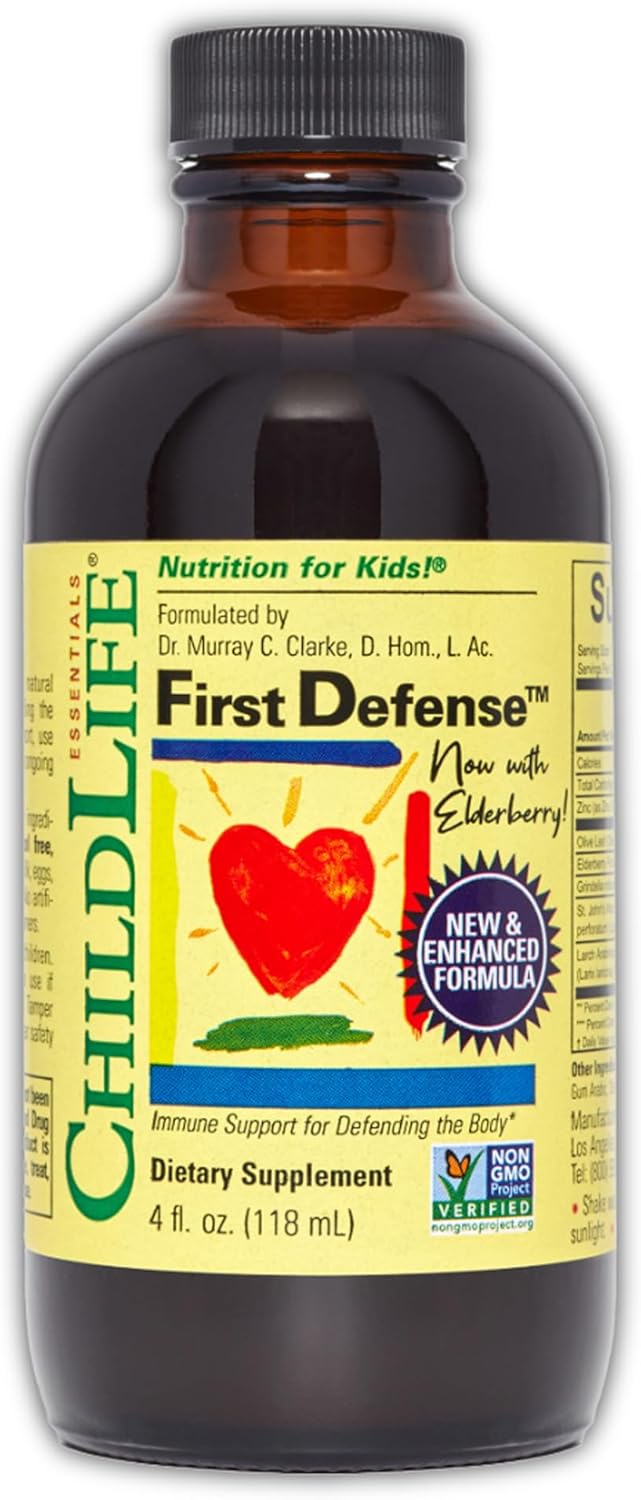 ChildLife Essentials First Defense liquid supplement kids bottle 118ml