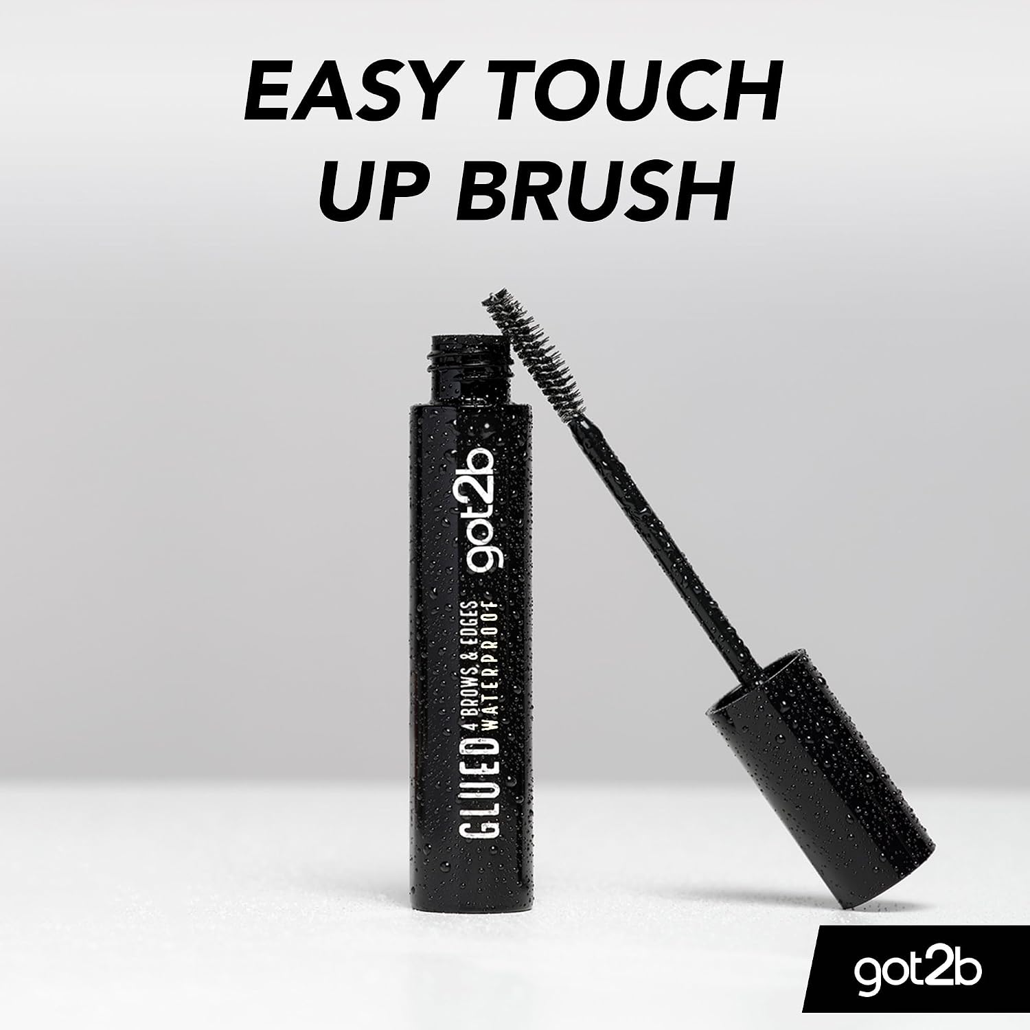 got2b Glued 2 in 1 Brow & Edge Styling Gel, carton and tube packaging, fragrance not specified, 16ml, barcode