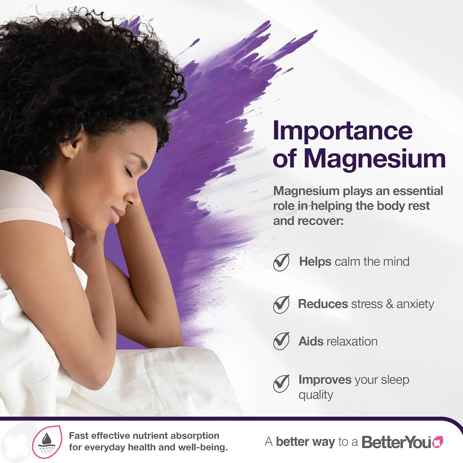 BetterYou Magnesium Body Lotion with Lavender & Chamomile - 180ml