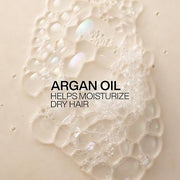 Redken All Soft Shampoo bottle with Argan Oil, 1000ml, argan oil formulation.