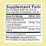 ChildLife Essentials Echinacea drops supplement facts herbal extracts orange 30ml