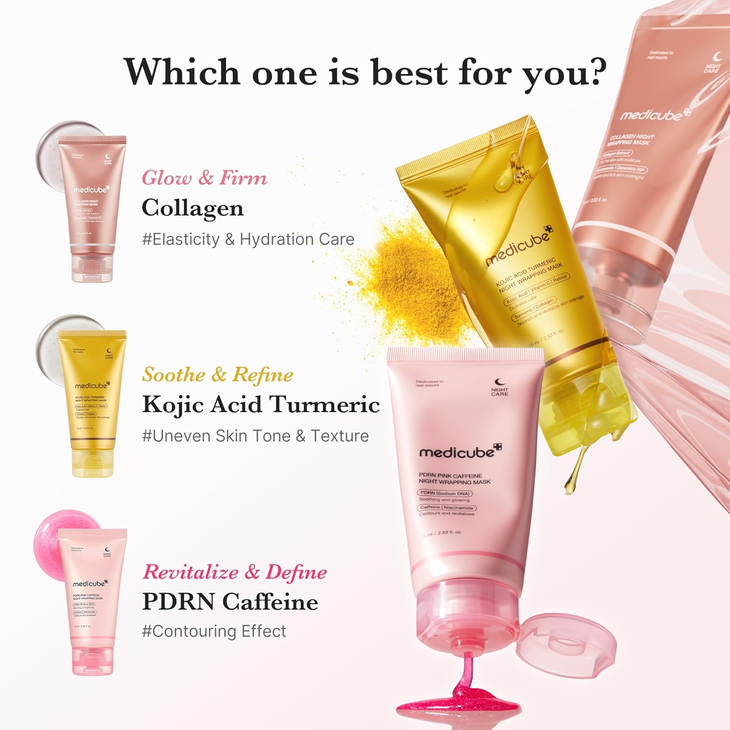 Medicube Collagen Night Wrapping Mask 75ml & other variants