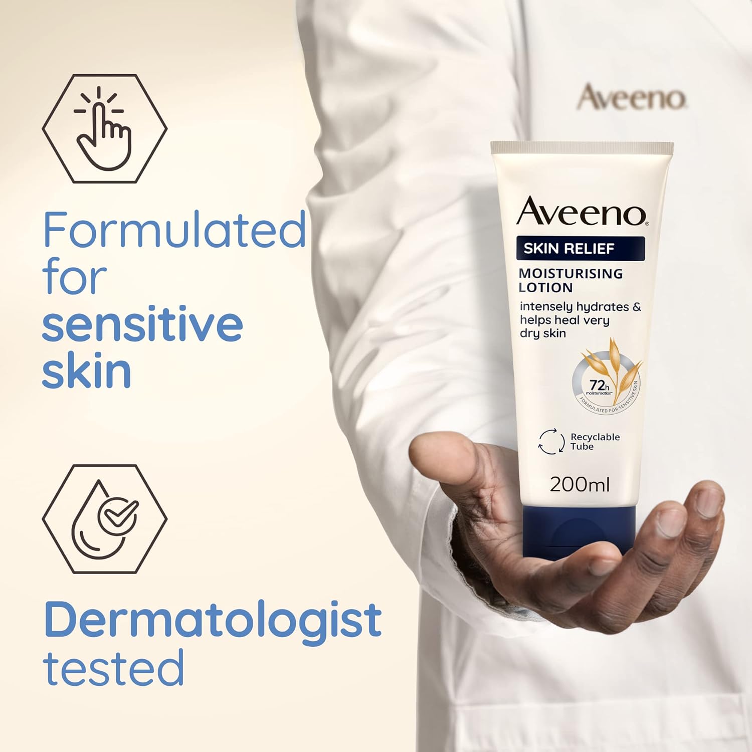 Aveeno Skin Relief Moisturising Lotion with Triple Oat & Shea - 200ml