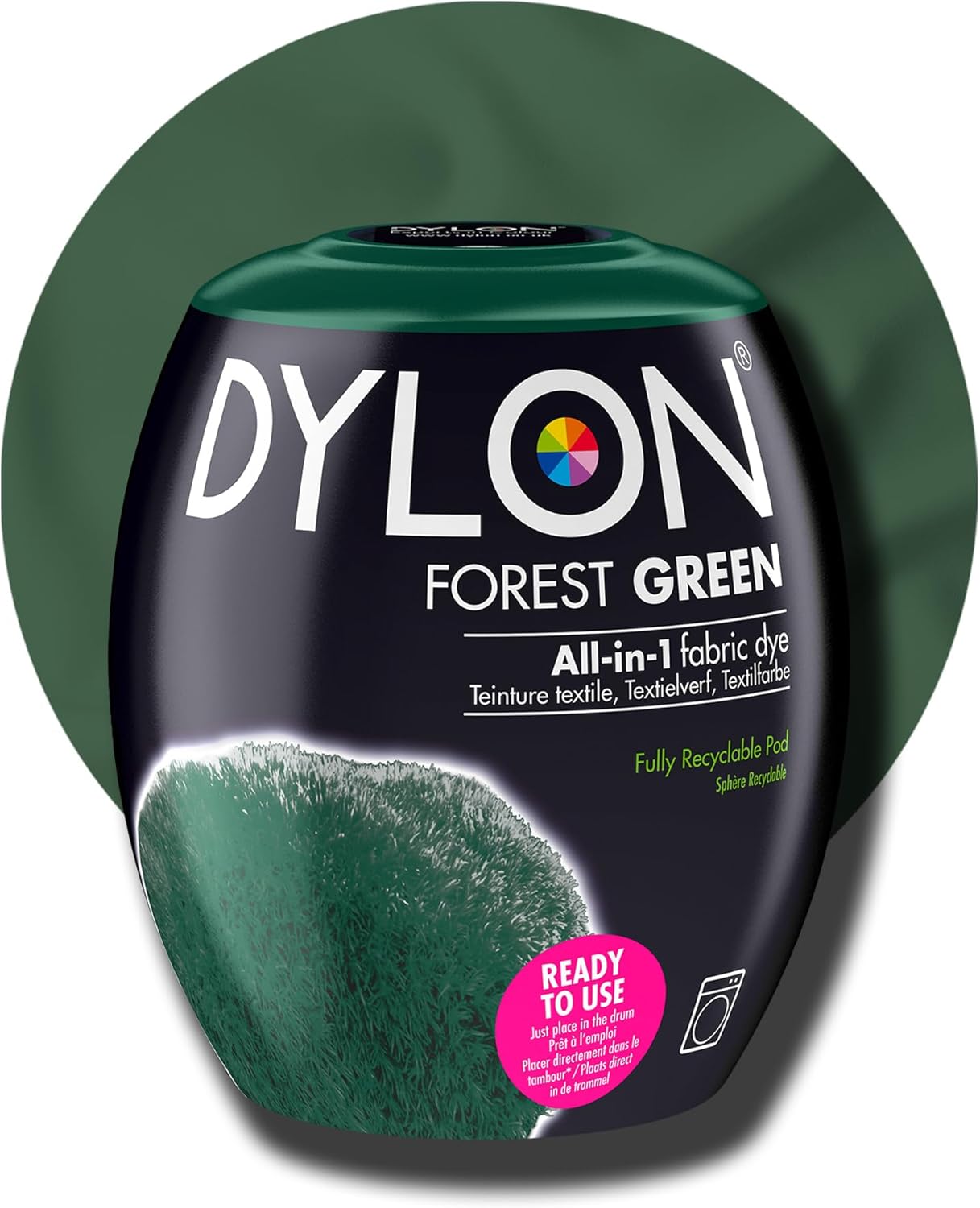 DYLON All-in-1 Fabric Dye Pod Forest Green 350g