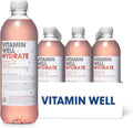 Vitamin Well Hydrate Rabarber & Aardbei Vitaminedrank – 12 x 500ml