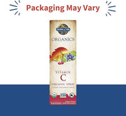 Garden of Life Organic Vitamin C Spray bottle & box, Cherry Tangerine flavour, 58ml packaging may vary.