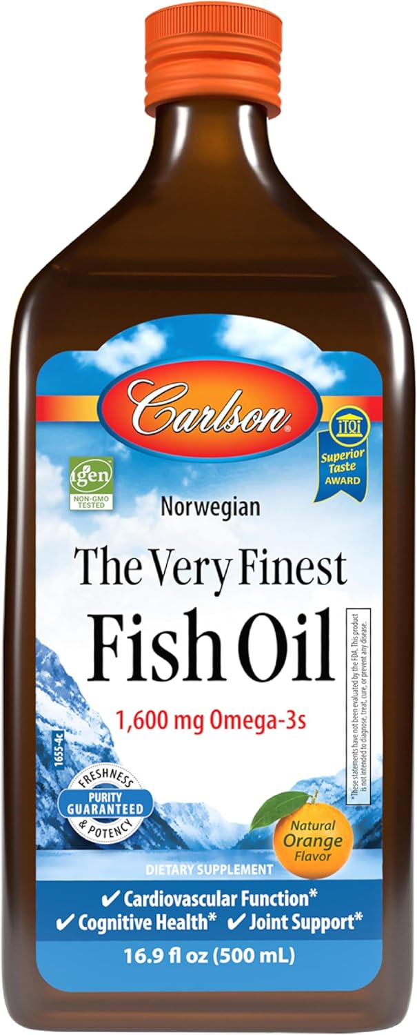 Carlson The Very Finest Fish Oil Liquid 1600 mg Omega-3