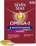 Seven Seas Omega-3 & Multivitamins for Women - 30-Day Duo Pack