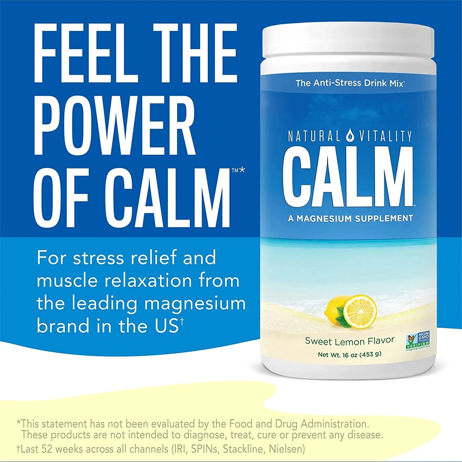 MAGNESIUM POWDER, SWEET LEMON FLAVOUR