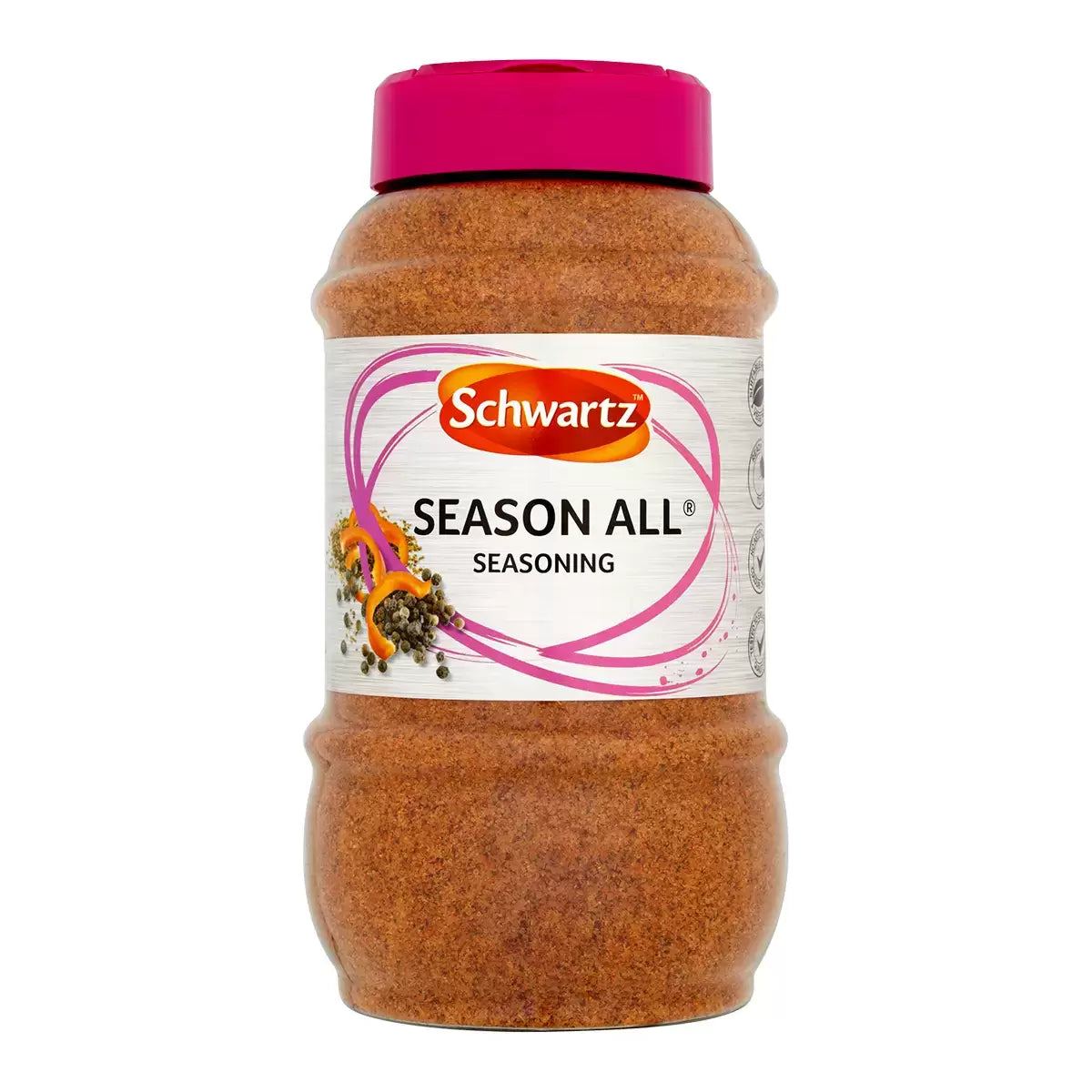 Front image: Schwartz Season All Seasoning spice blend pack 840g all purpose seasoning