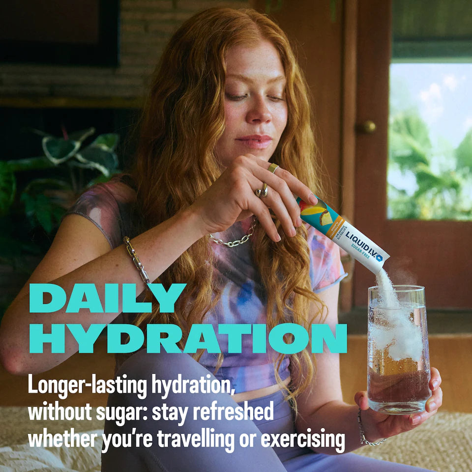 Liquid I.V. Hydration Multiplier Sugar-Free drink mix White Peach and Mango Pineapple 30 sachets