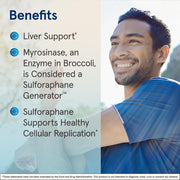 Lifestyle Image: Jarrow Formulas BroccoMax sulforaphane 35mg veggie capsules daily use lifestyle