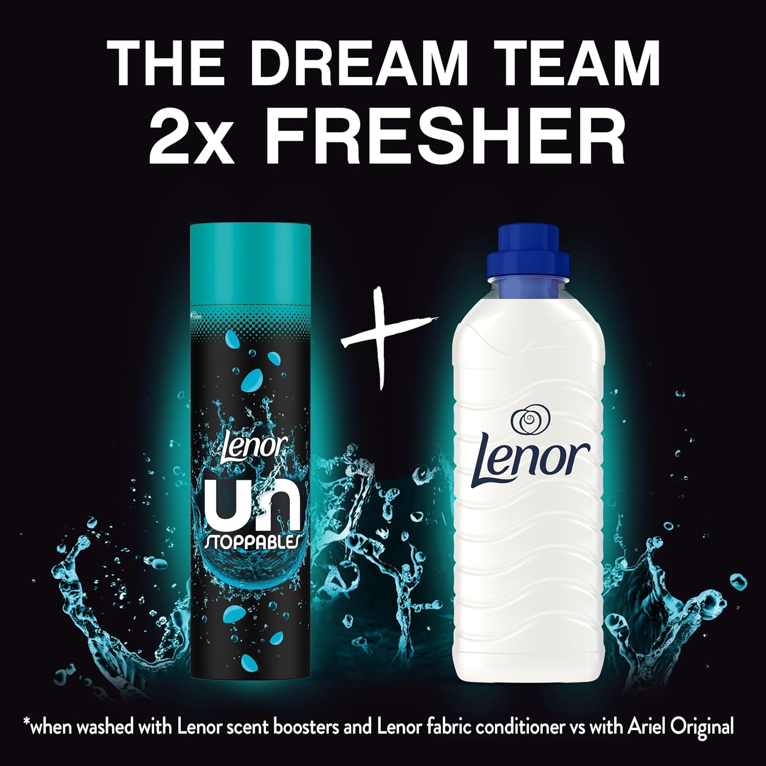 Lenor Unstoppables Fresh In-Wash Scent Booster beads for laundry 735g