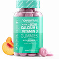 Novomins Calcium Vitamine D K2 Gummies Perzik - 60 Stuks