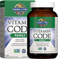 Garden of Life Vitamin Code Family Multi - Volledig Voedingsmultivitamine - 120 Veganistische Capsules