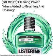 Listerine Total Care Teeth & Gum Intense Mint Mouthwash oral rinse bottle 500ml oral care use