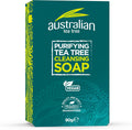 Australian Tea Tree Oil Soap Bar - Vegan & Natural - 90g