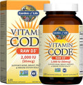 Garden of Life Vitamin Code Raw D3 - 2000 IE met Chlorella & Enzymen