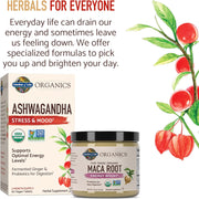 Garden of Life Organics Gelatinised Peruvian Maca Root Powder - 225g
