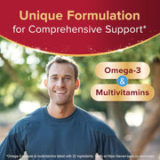 Seven Seas Omega-3 & Multivitamins for Men - 30-Day Duo Pack