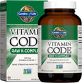 Garden of Life Vitamin Code Raw K Complex, Vitamine K2 & K1, 60 Plantaardige Capsules
