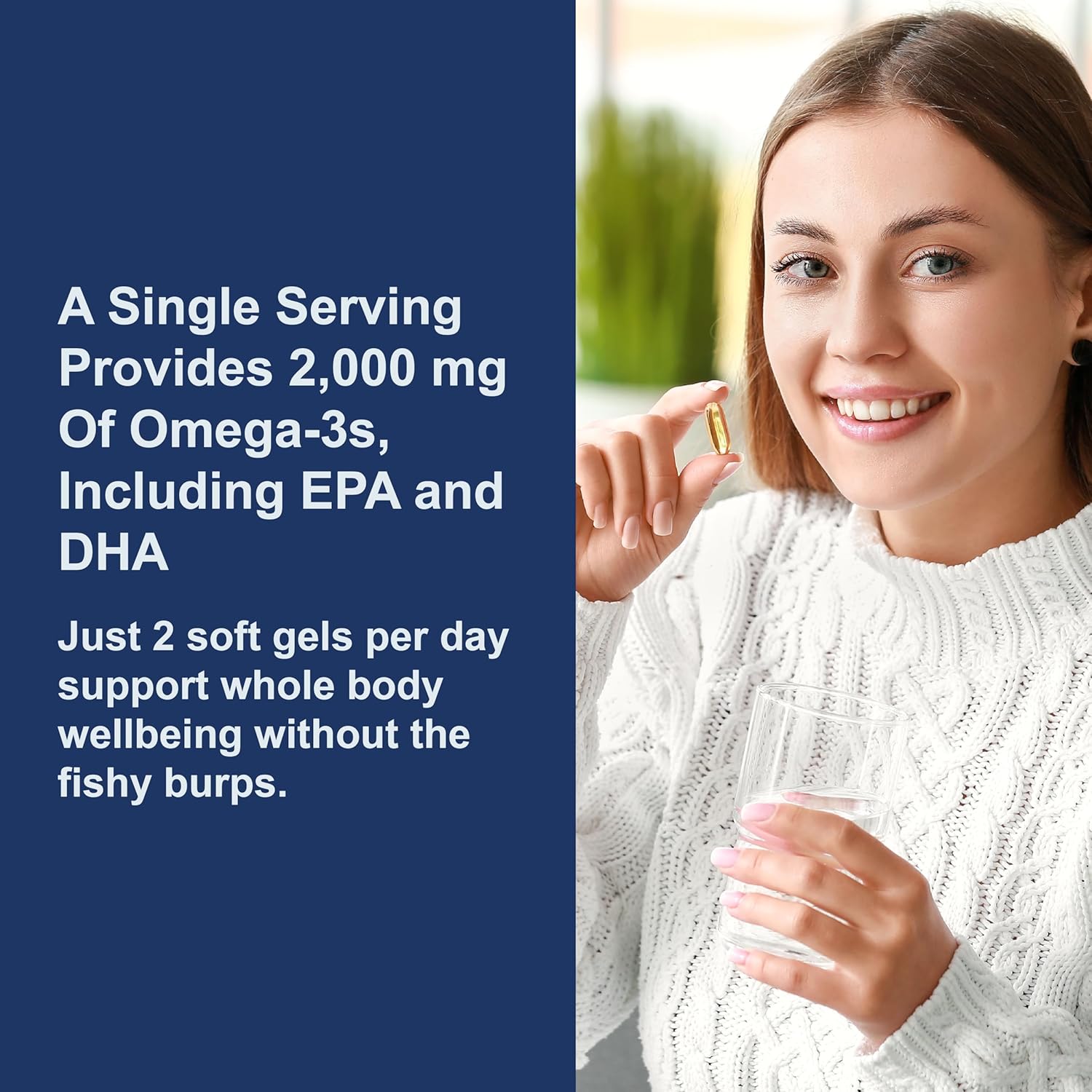 How to Use: Carlson Maximum Omega 2000 softgel capsules daily use fish oil supplement