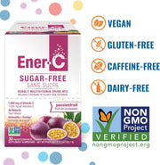 Ener-C Sugar Free Passion Fruit Vitamin Powder Mix box