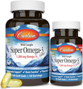 Carlson Wild-Gevangen Omega-3 1200 mg Visolie Softgels - 130 Stuks