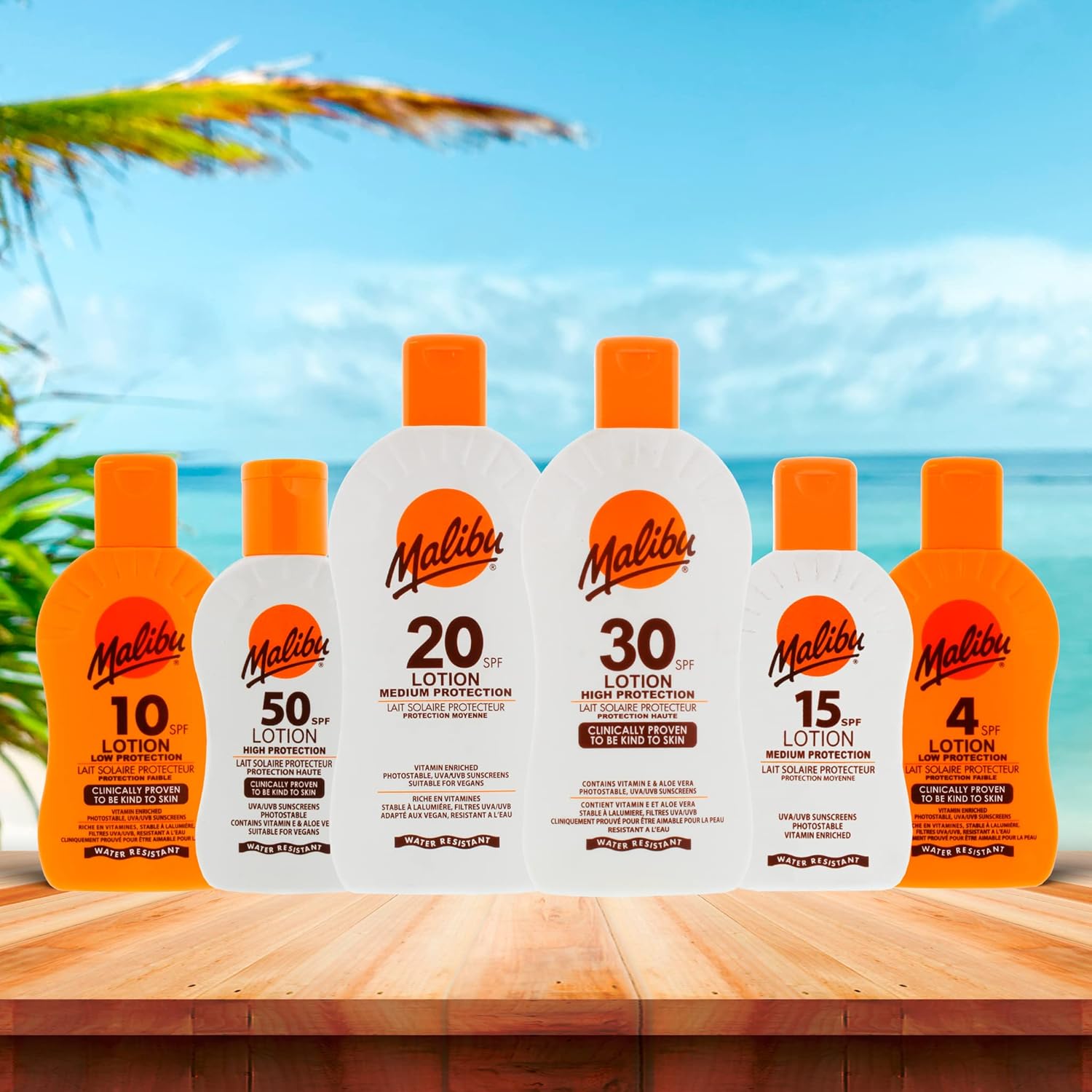 Malibu SPF30 Lotion Protection Non-Titanium – 200ml