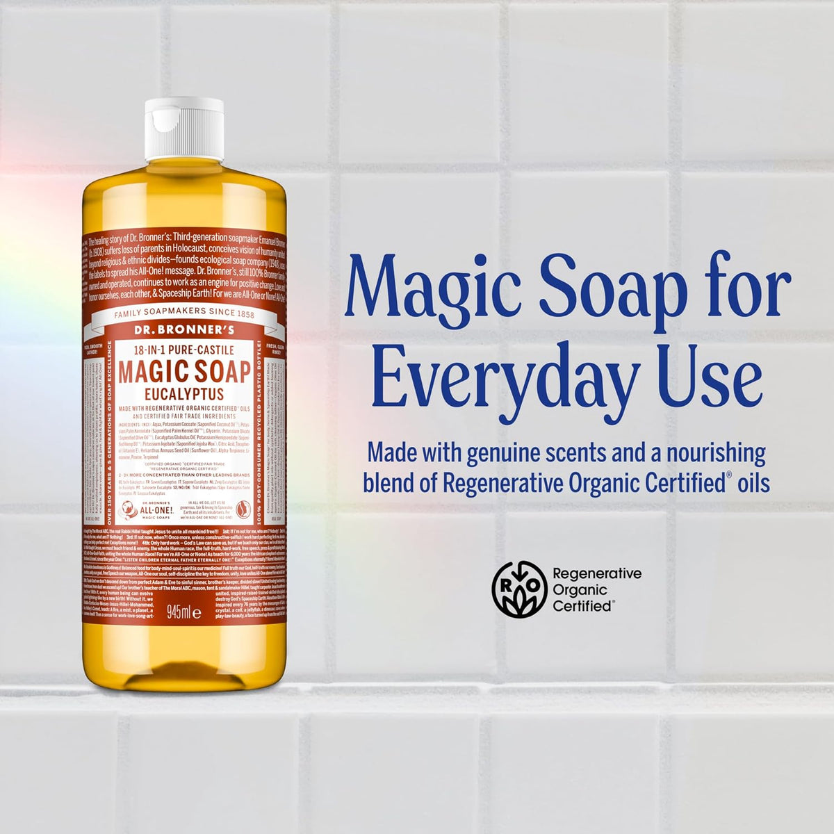 Dr. Bronner's Eucalyptus 18-in-1 Pure-Castile Liquid Soap 240ml