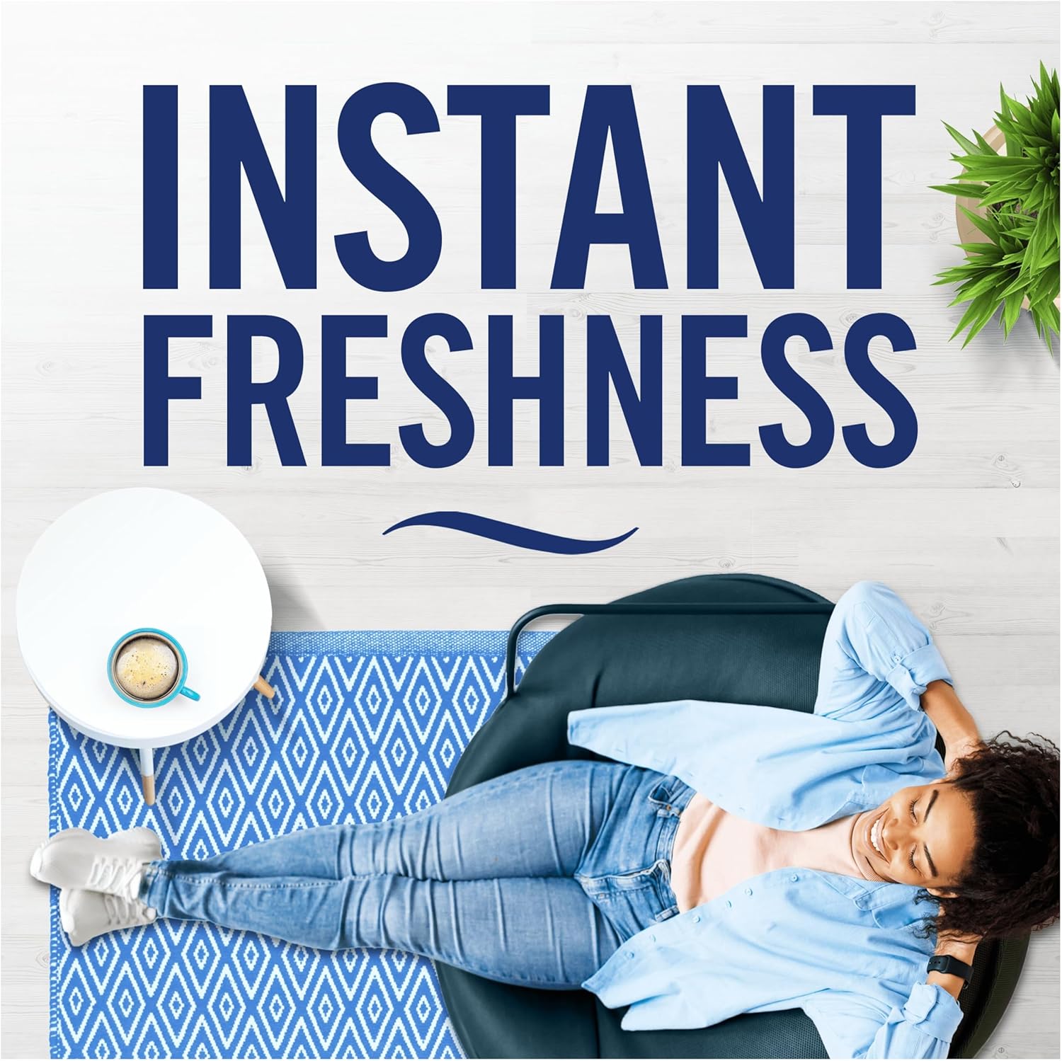 Febreze Air Mist Fresh Linen Air Freshener aerosol spray 185ml used in a home living space
