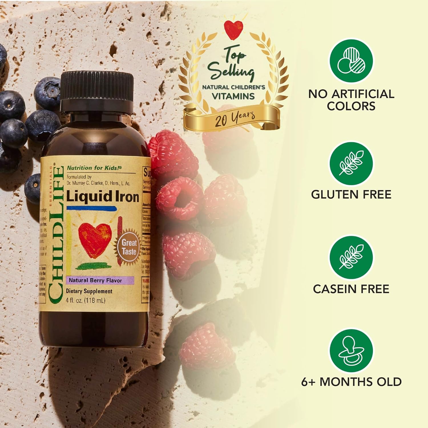 ChildLife Essentials Liquid Iron Berry Flavour - 118ml
