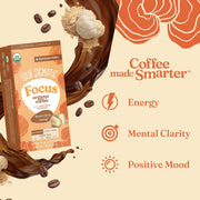Four Sigmatic organic coffee espresso pods medium roast with lion's mane 10 count brewed espresso