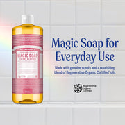 Dr. Bronner's Cherry Blossom 18-in-1 Pure-Castile Liquid Soap 240ml