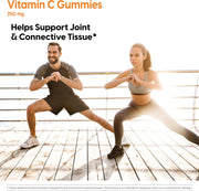 Doctor's Best Vitamin C Gummies, bottle packaging, Orange Bliss flavour, 250mg, 120 natural fruit pectin gummies, daily dietary supplement use