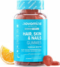 Novomins Haar Huid & Nagels Gummies Sinaasappel - 60 Stuks