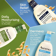 Aveeno Daily Moisturising Yogurt Body Cream, Vanilla & Oat Scent - 300ml Pump variants.